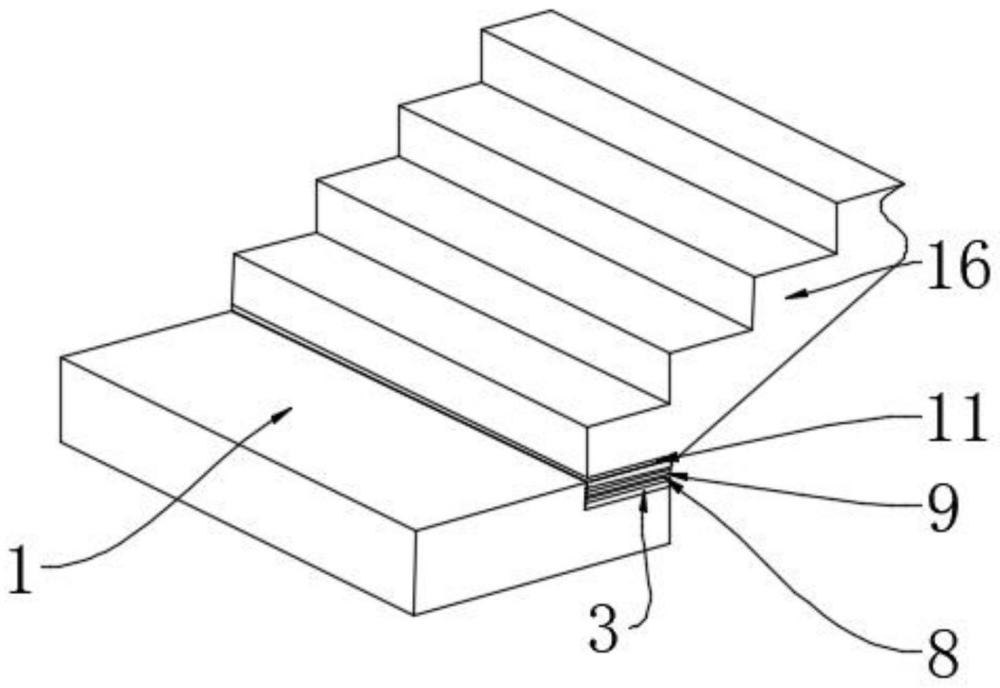 一种用于公共建筑楼梯施工的滑动支座的制作方法
