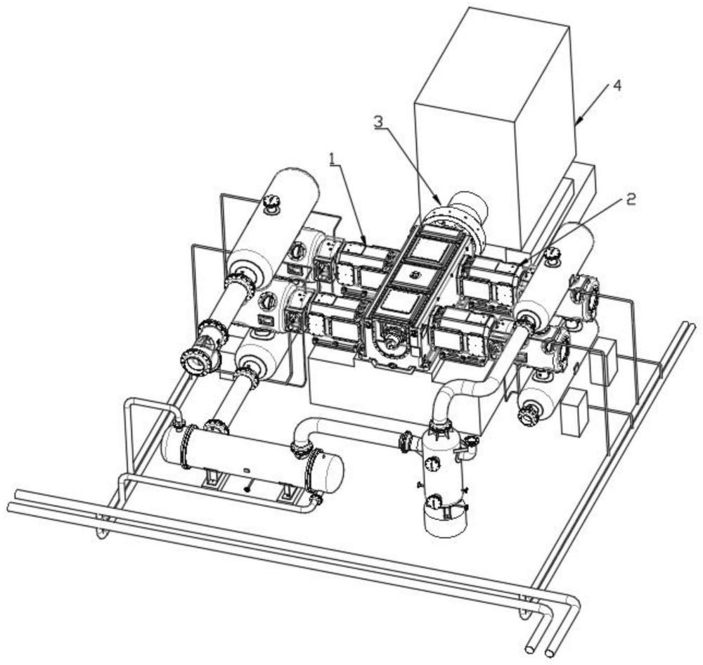 一种无油润滑往复活塞式气体压缩机及其自动控制系统的制作方法
