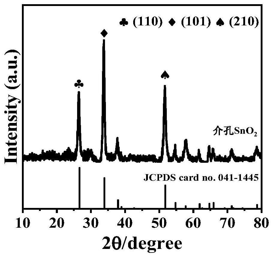 一种暴露{101}晶面的SnO2制备方法