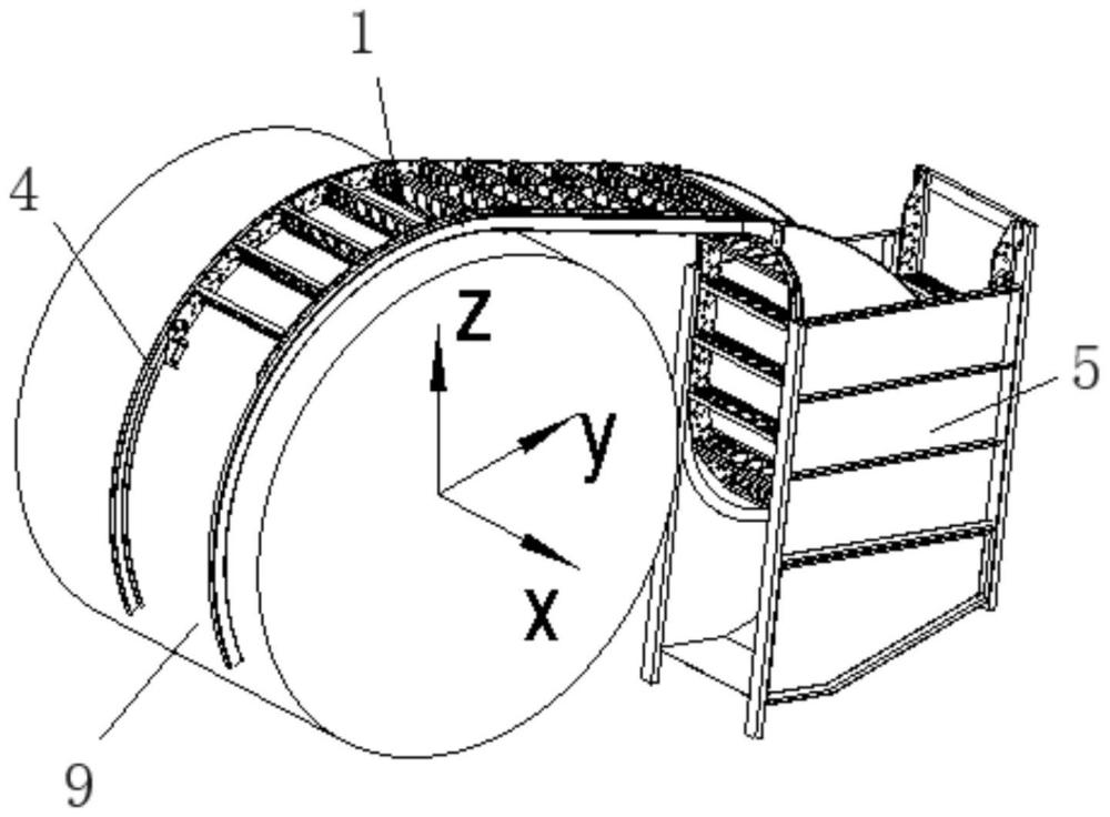 一种两轴转动试验件的工艺管线随动装置的制作方法