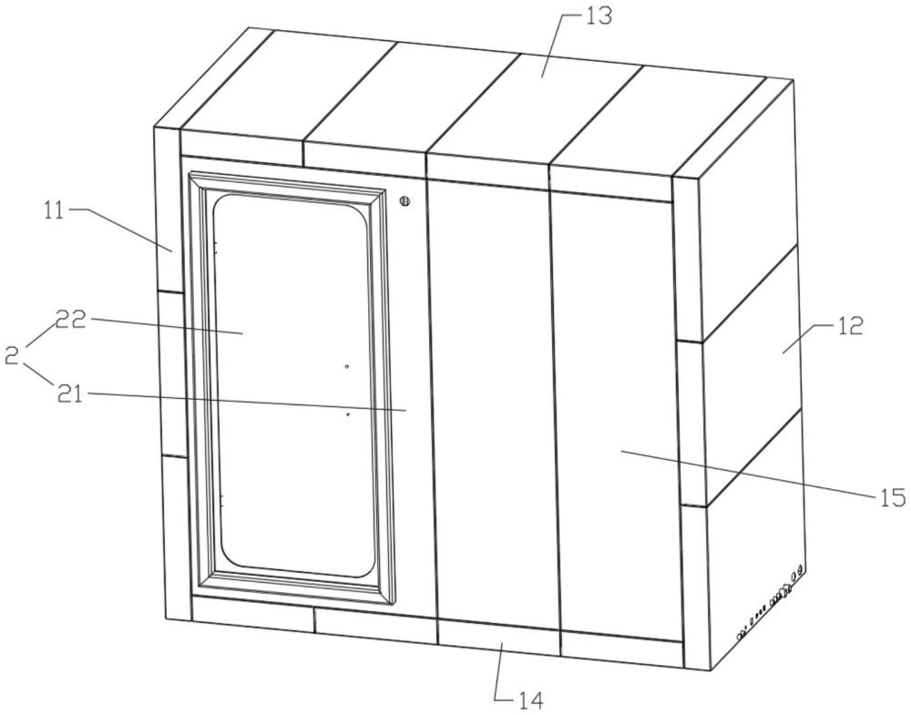 拼装式氧舱舱体及具有其的微压氧舱的制作方法