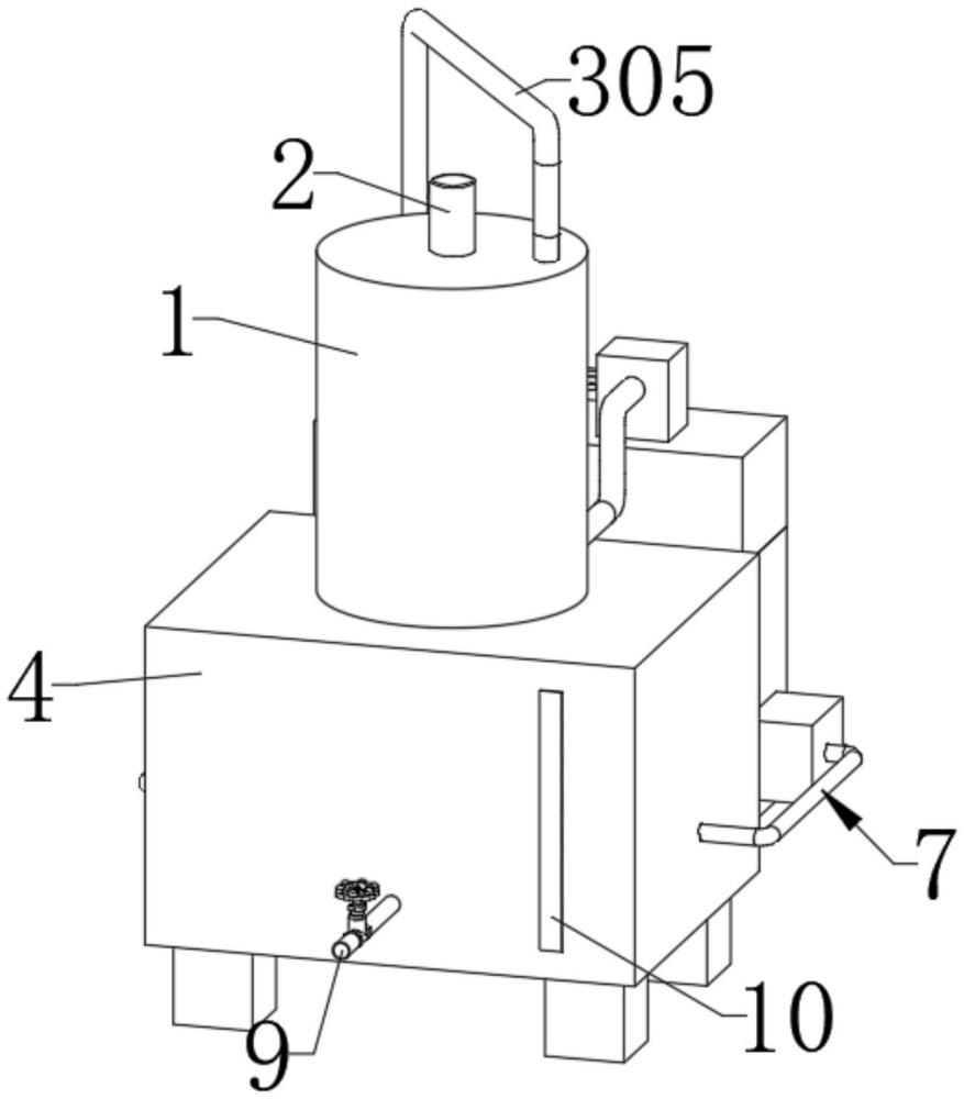 一种甲醛溶液生产用冷却装置的制作方法
