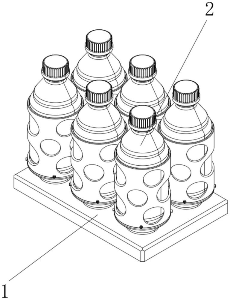 一种可倾斜摆放试剂瓶排架的制作方法