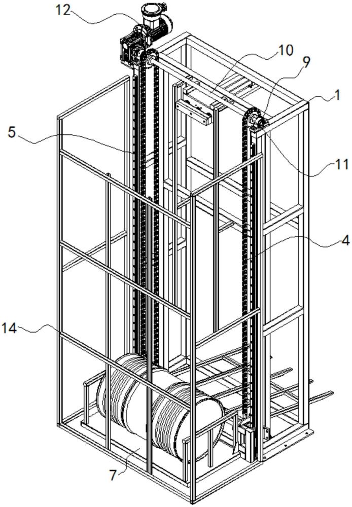 一种油桶提升机的制作方法