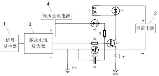 一种双脉冲测试负压驱动电路的制作方法