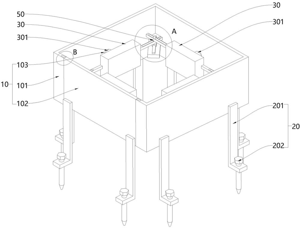 一种可调式建筑基础桩紧固装置的制作方法