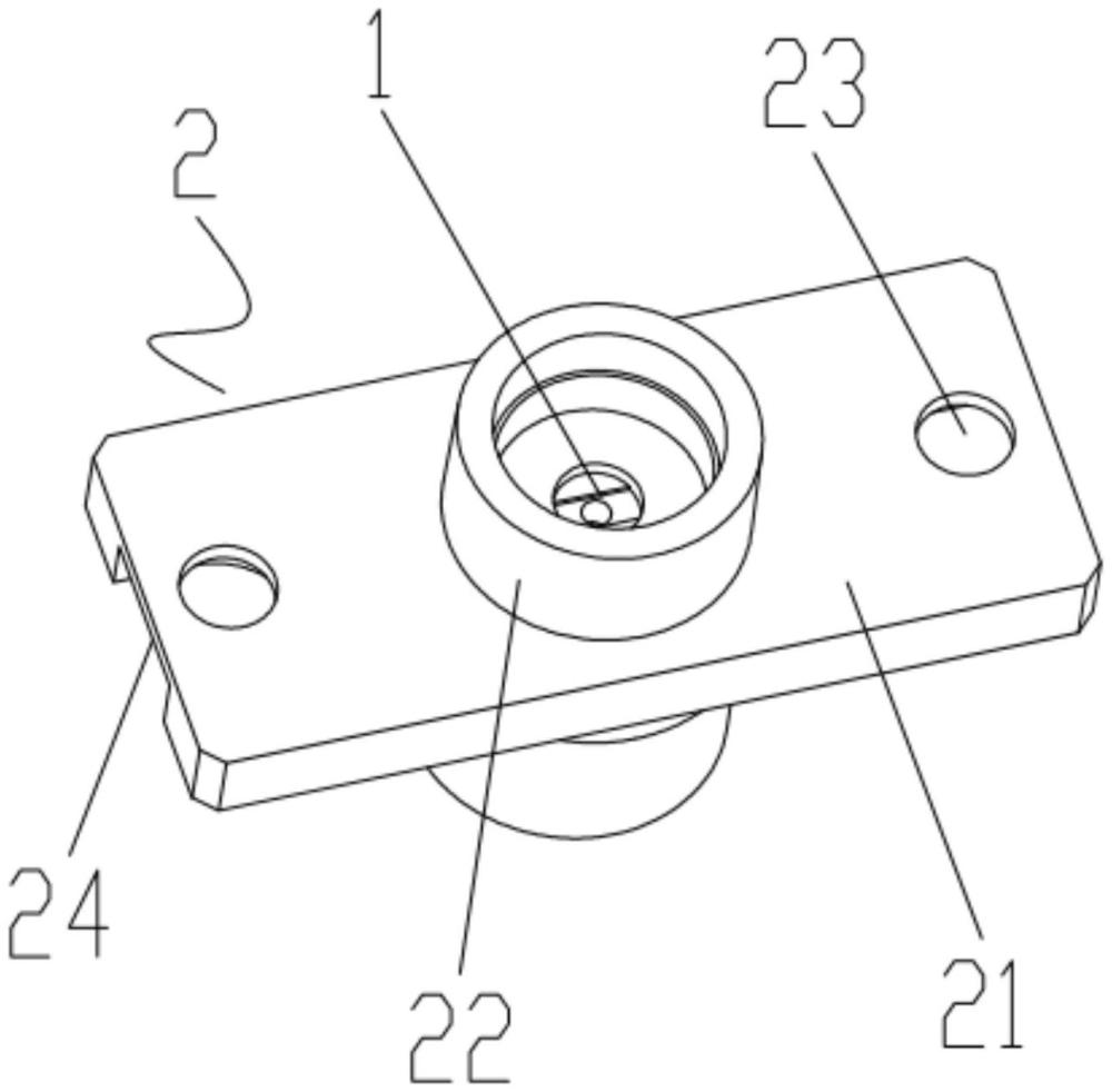 圆头插拔探测器一体化结构的制作方法