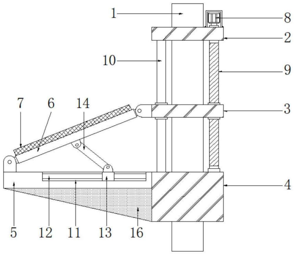 一种便于调节的工程建筑安装支架的制作方法