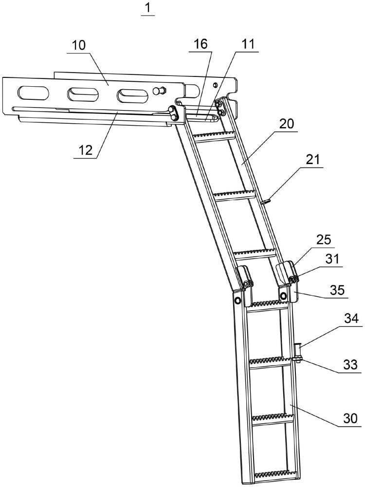 抽拉折叠爬梯的制作方法