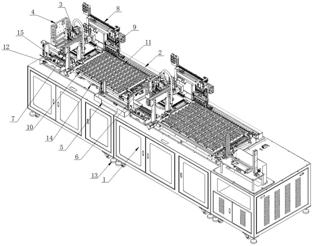 直插网络变压器生产线用冷却耐压测试机构的制作方法