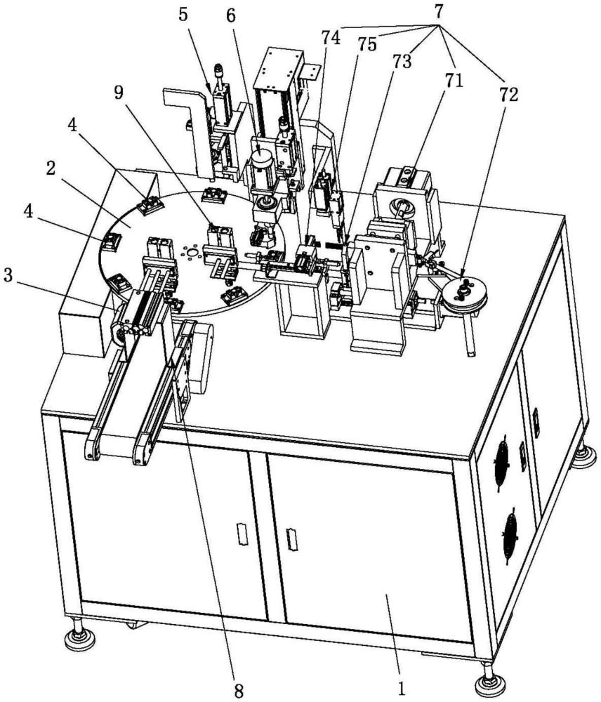 一种电机配件的内腔贴装隔离纸机的制作方法