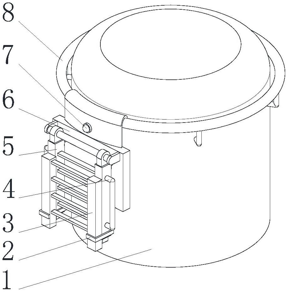 一种具备爬梯结构的钢衬塑存储罐的制作方法