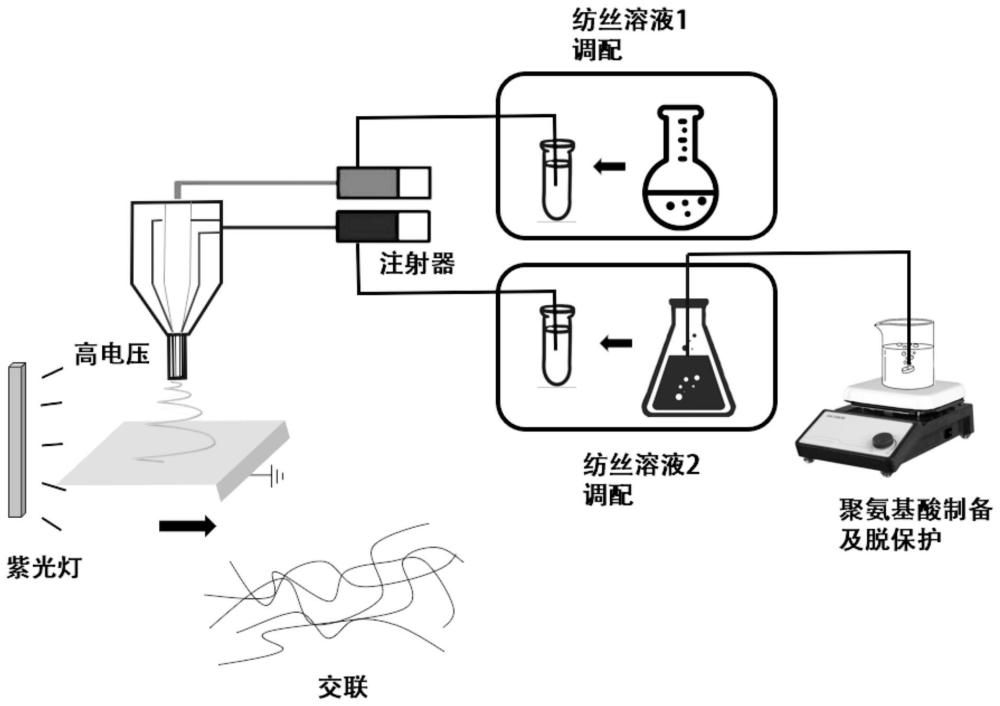 一种具有抗菌功能透声软垫的制备方法和装置