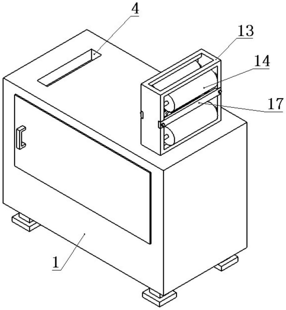 一种PET包装盒的分层印刷装置的制作方法