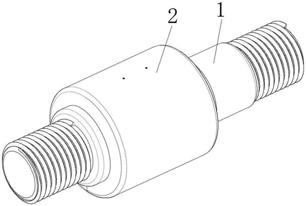 一种两端带外螺纹的连轴轴承的制作方法