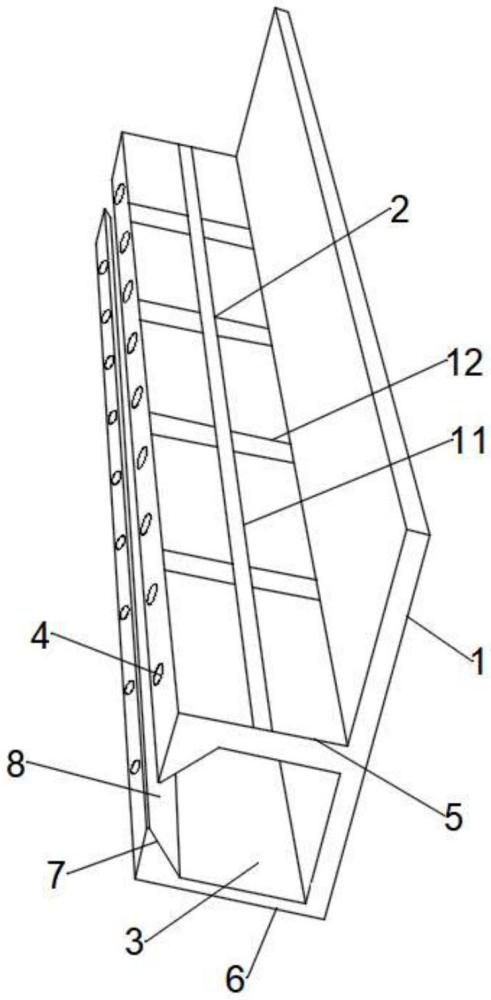 一种屋面钢筋桁架楼承板的卡槽防水装置的制作方法