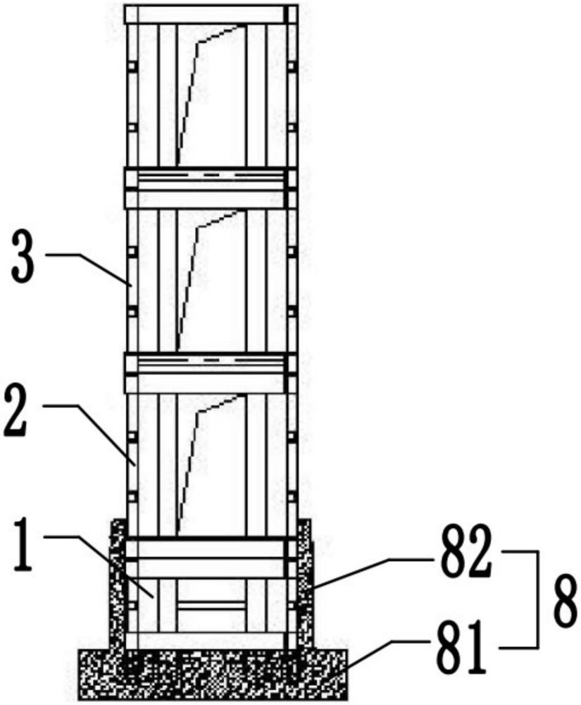 预制装配式模块化后加装电梯井道的制作方法