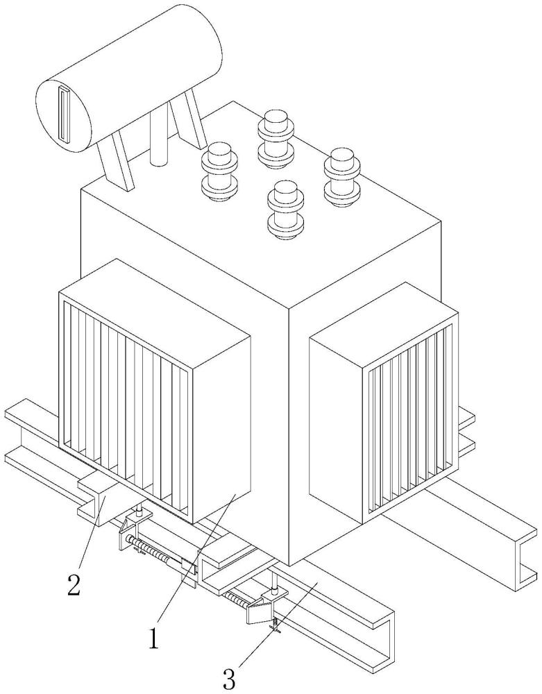 一种电网变压器安装用辅助结构的制作方法