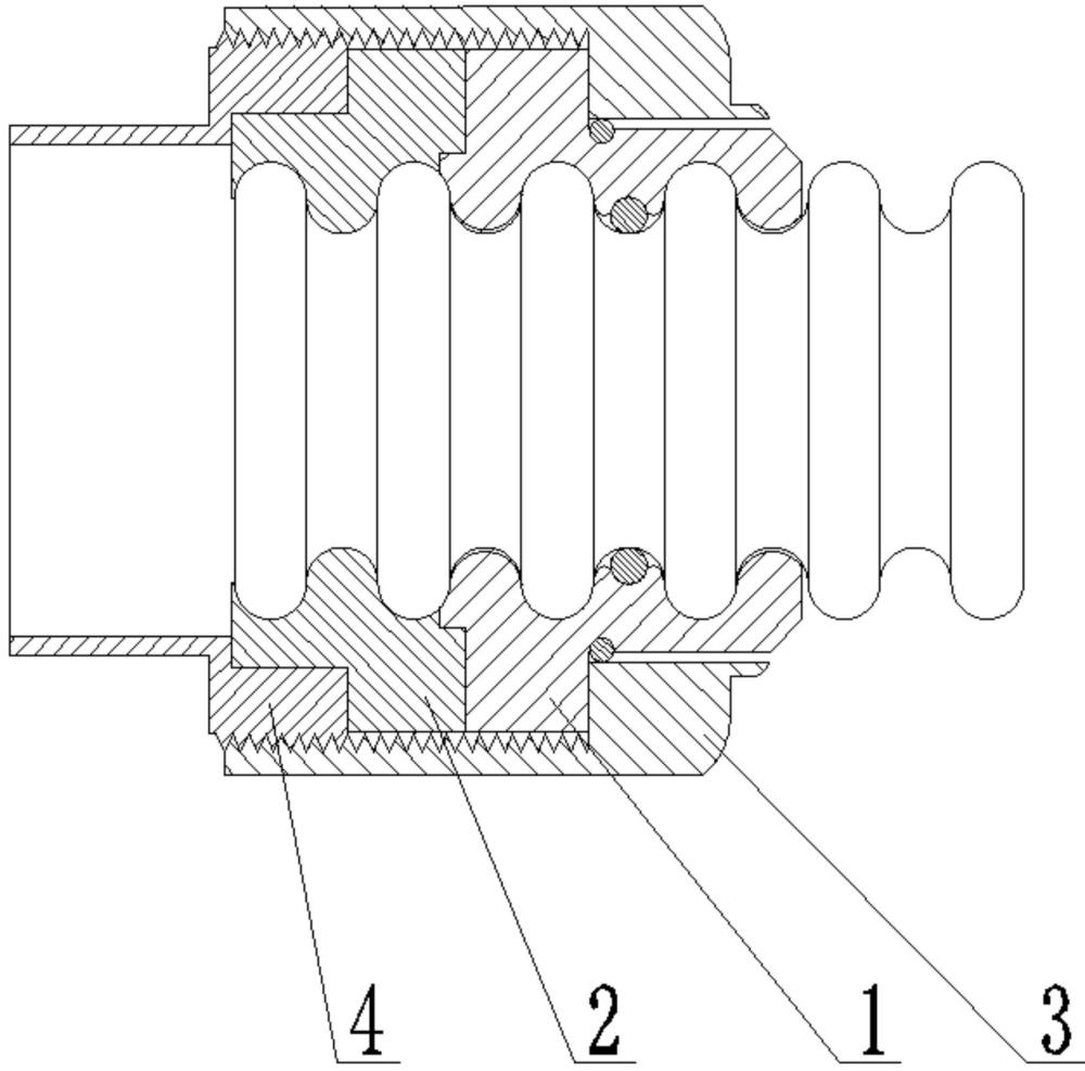 一种波纹管连接用多重密封组件的制作方法