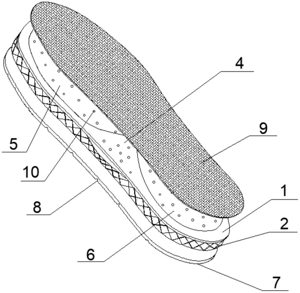一种熔融工艺3D打印定制化抗菌鞋垫的制作方法