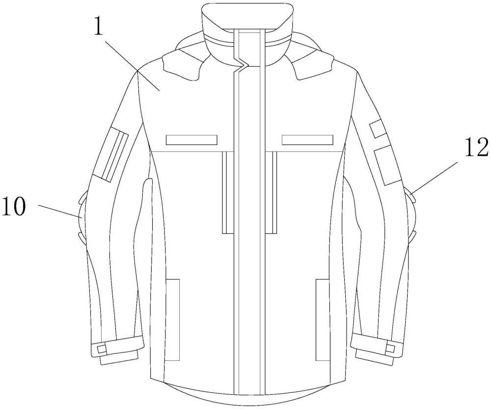 一种可以变形为旅行头枕的防寒服的制作方法