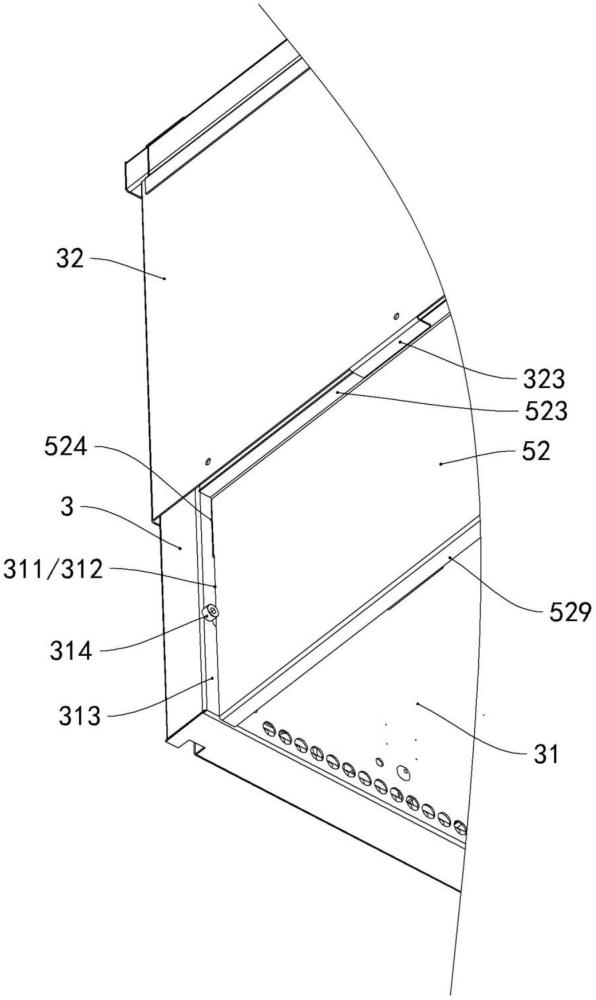 改进的防盗取货斗结构的制作方法