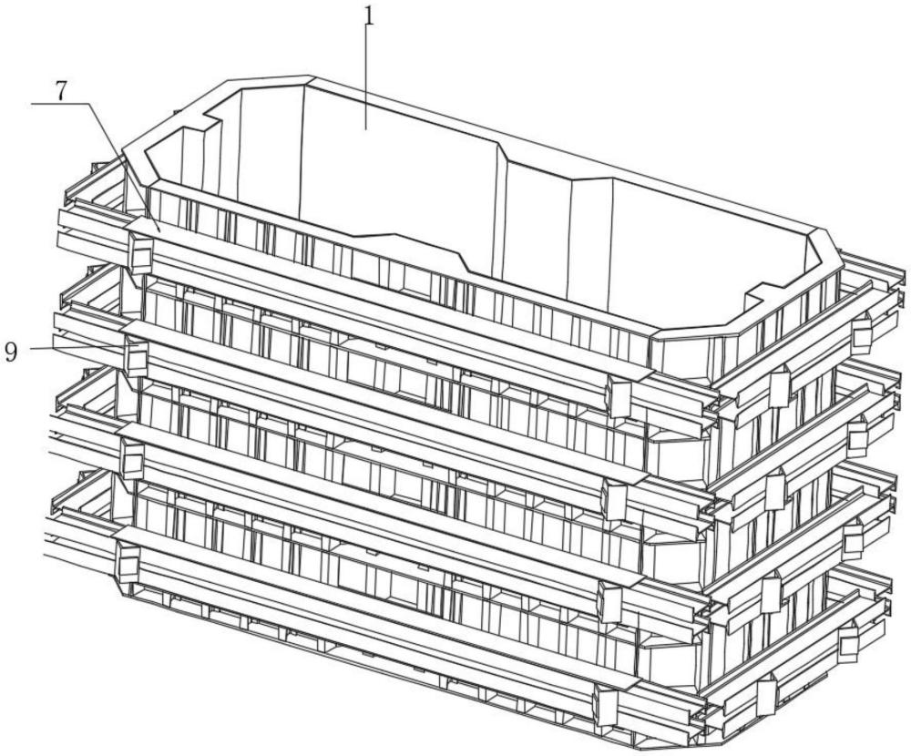 城市高架墩柱单元式模板的制作方法