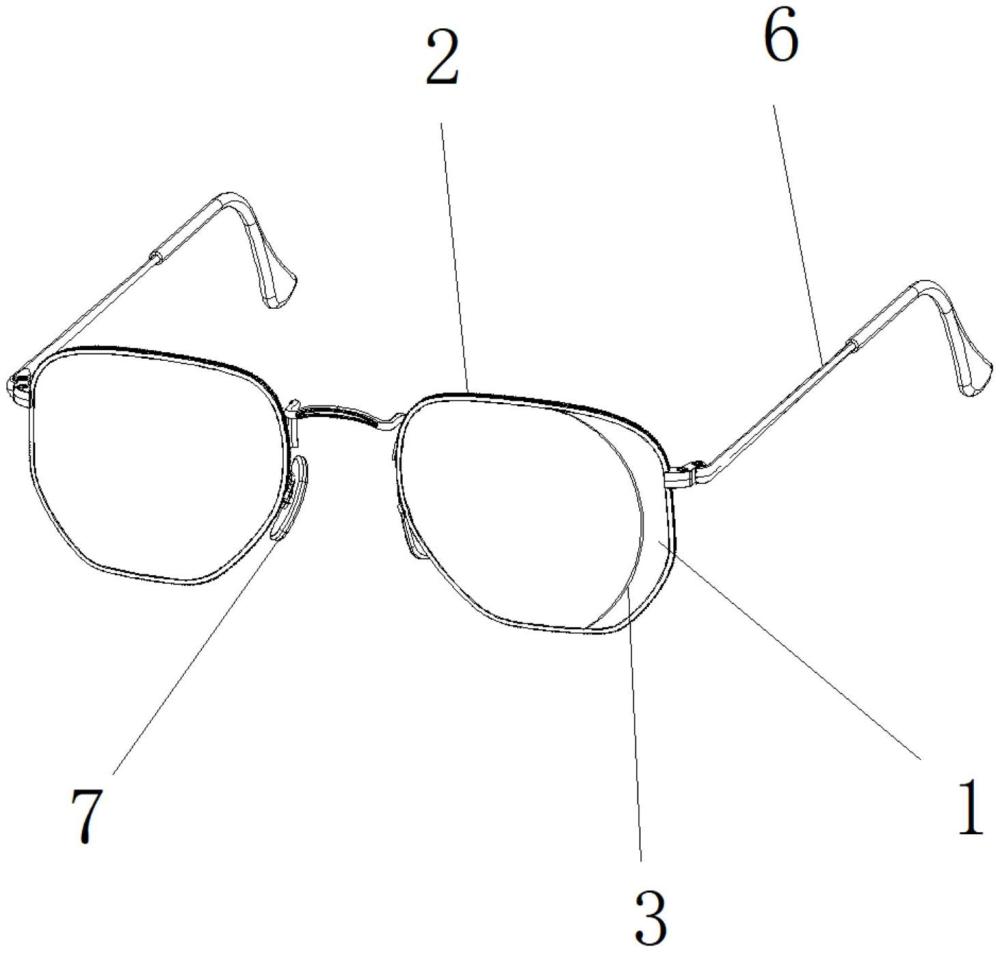 一种有色偏光贴膜式眼镜的制作方法