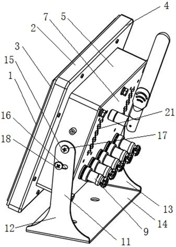 一种矿用纯本安型显示器的制作方法