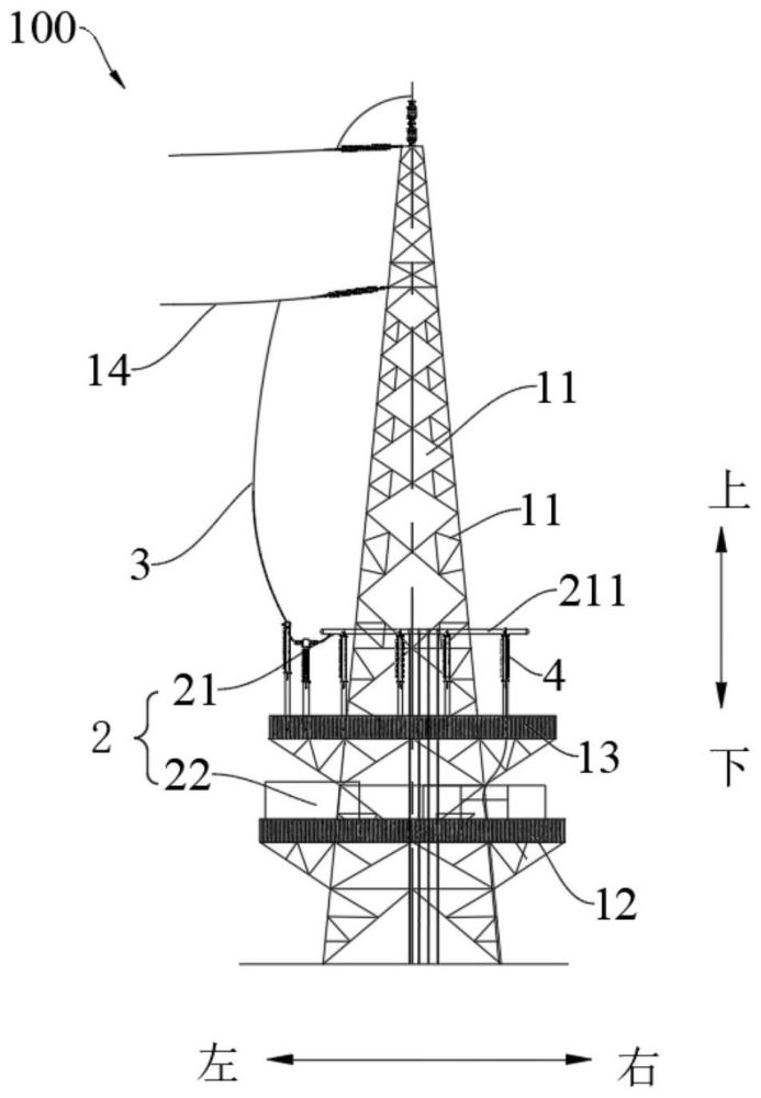 终端塔与接地极电气设备共塔系统的制作方法