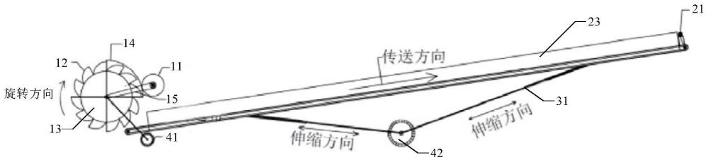 低矮空间可调节堆土清理装置的制作方法