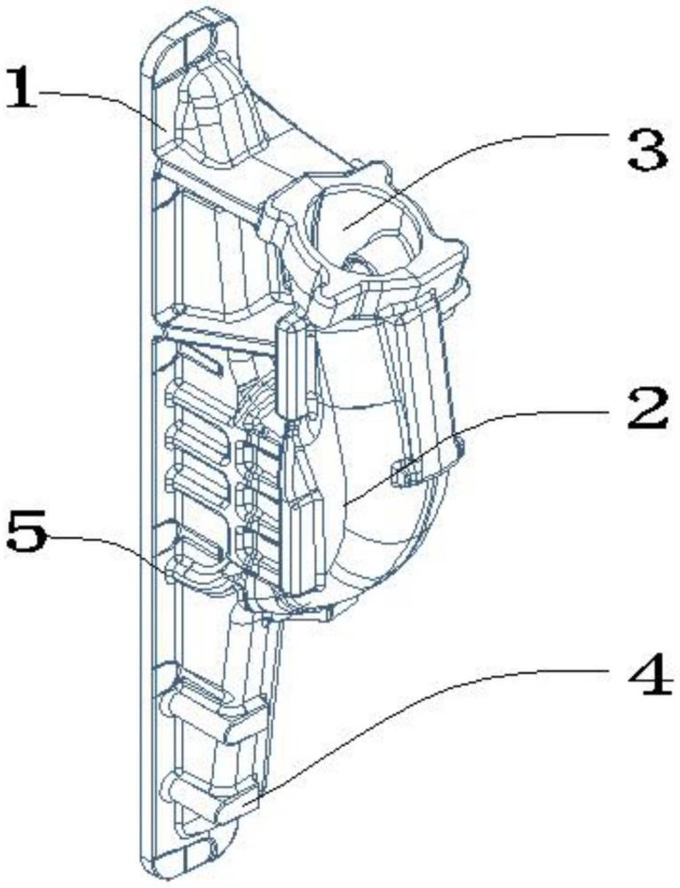 一种铝合金进气管结构的制作方法