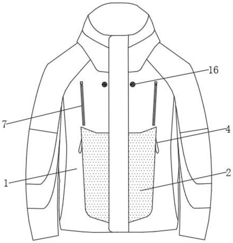 一种可脱卸羽绒包锁绒羽绒服的制作方法