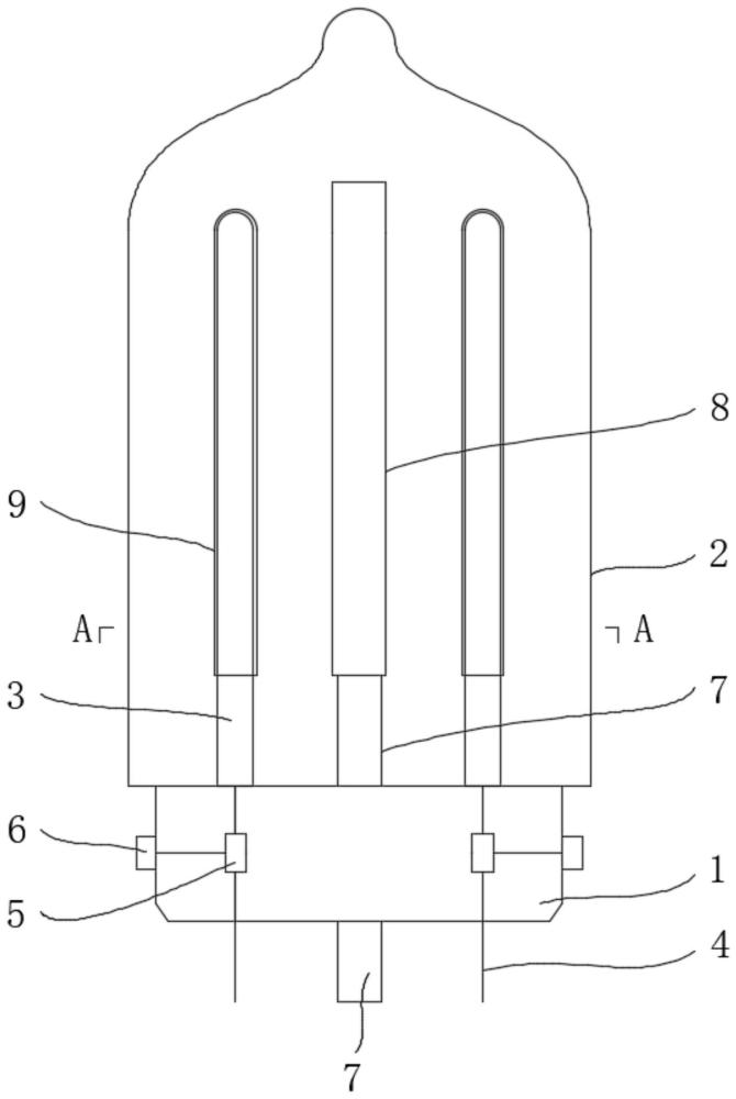 一种带有保护功能的冷阴极辉光放电管的制作方法