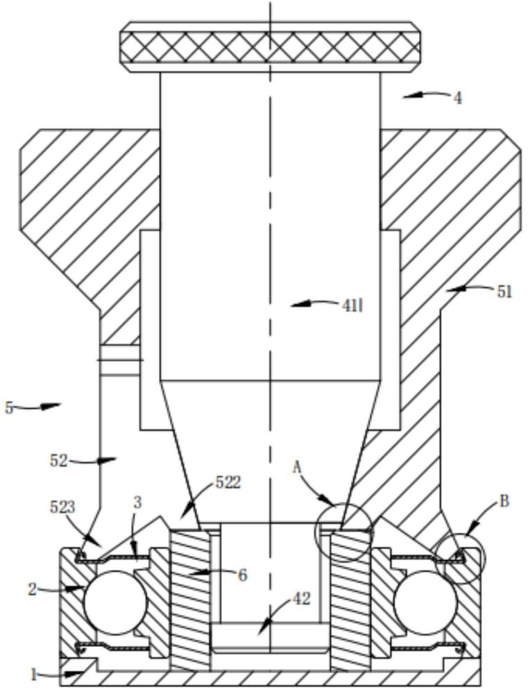 一种分体式爪型防尘盖压装模具的制作方法