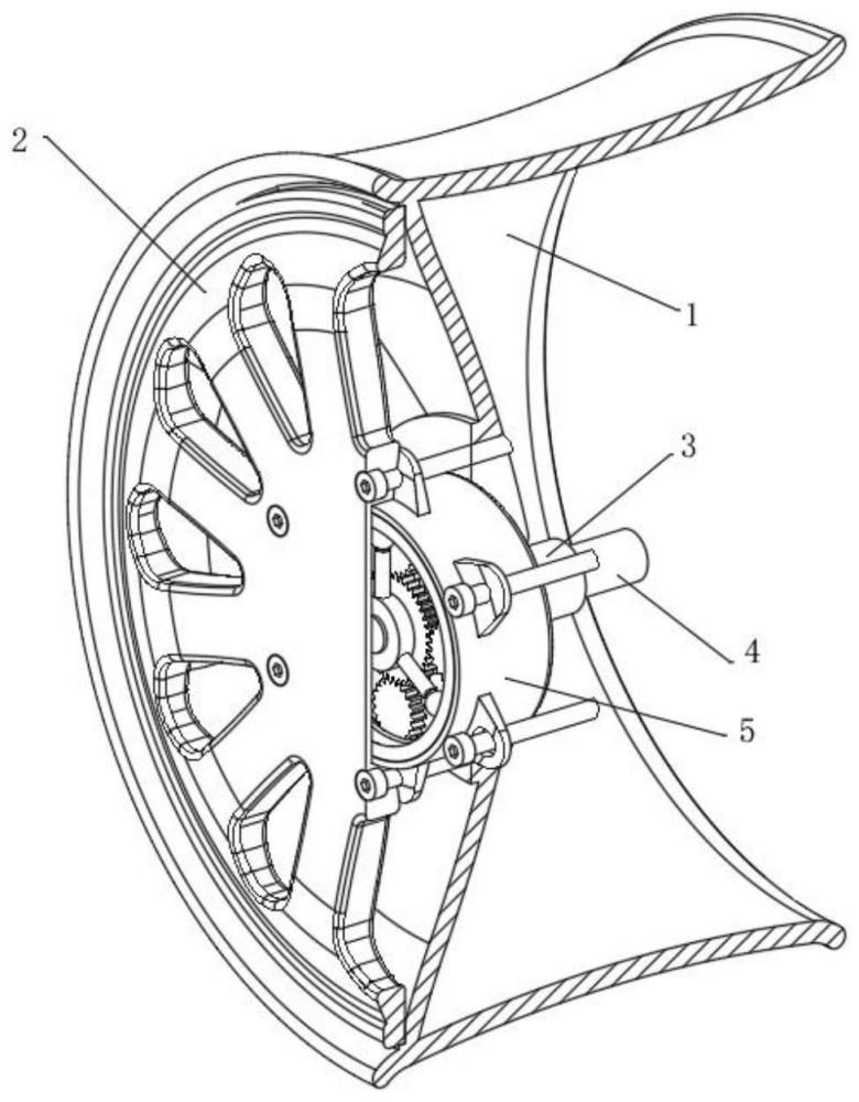 一种带有自动发电功能的分体式汽车轮毂盖的制作方法