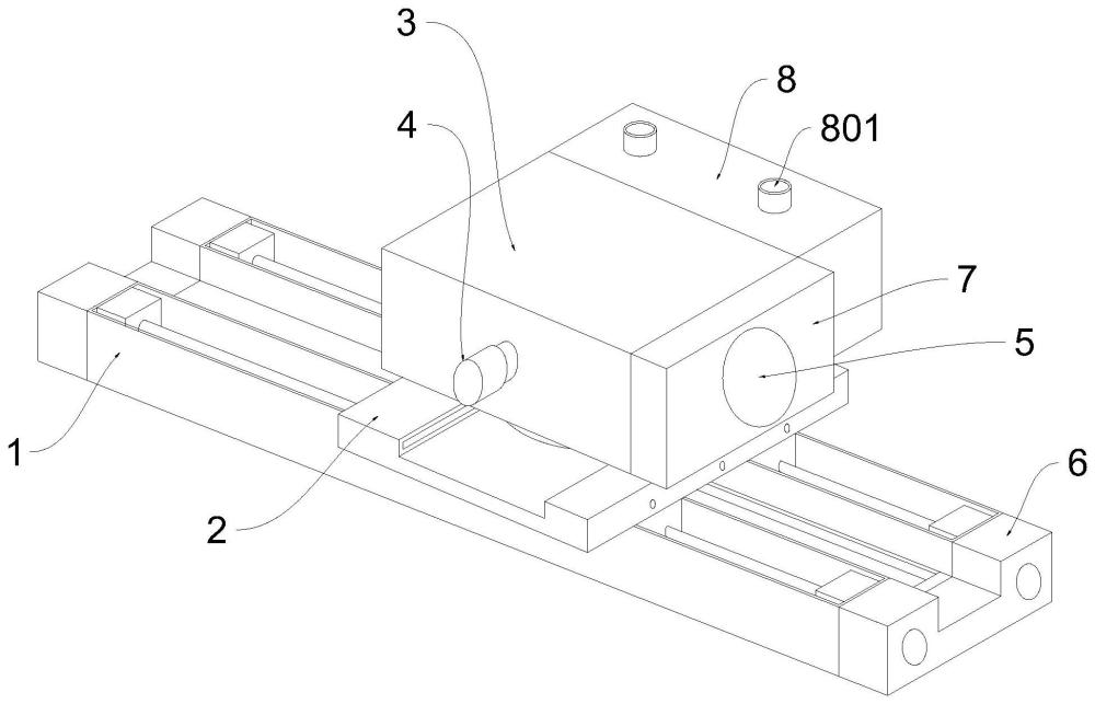 一种平床身数控机床双向同步加工床鞍的制作方法
