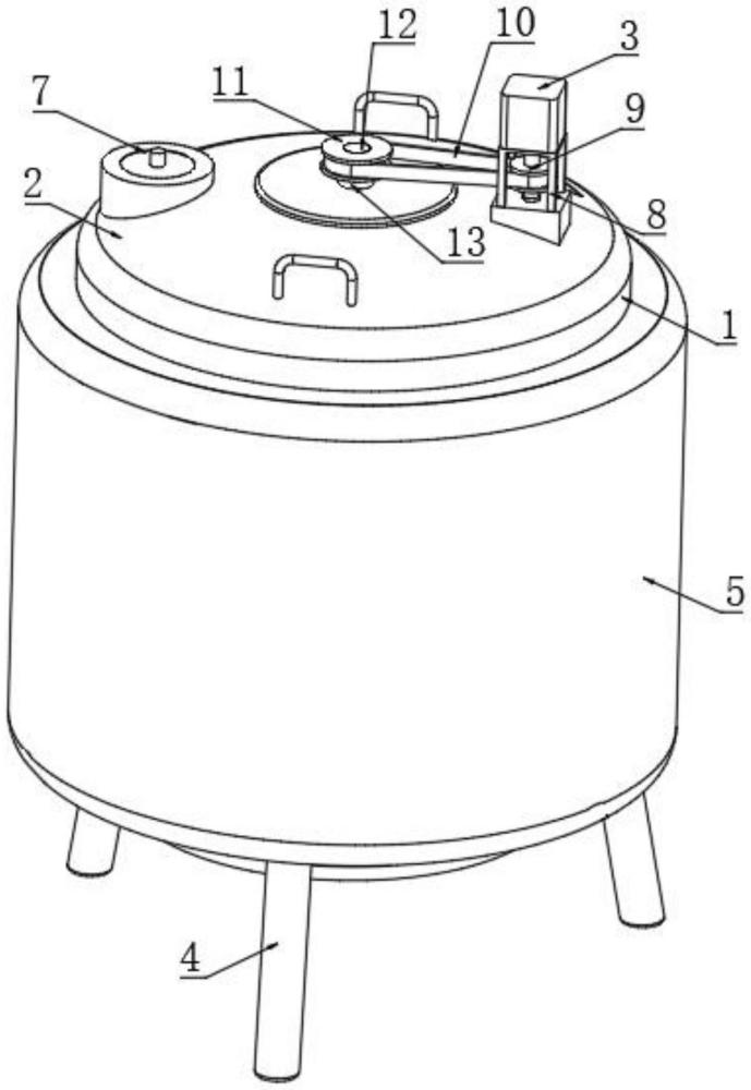 一种粉体饮品冲调装置的搅拌装置的制作方法