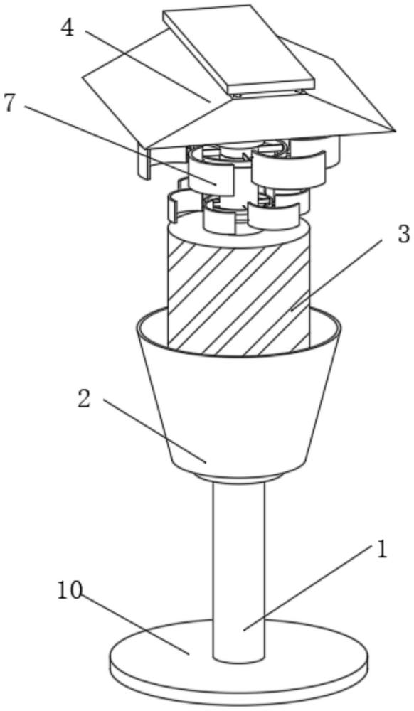 一种风光旋翼灭蚊装置