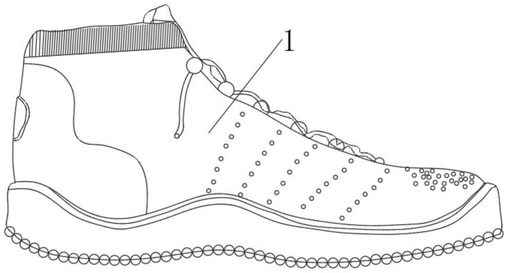 一种具有脚部保护功能运动鞋的制作方法