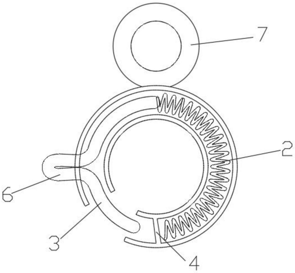 一种用于首饰连接的圆形回力扣的制作方法