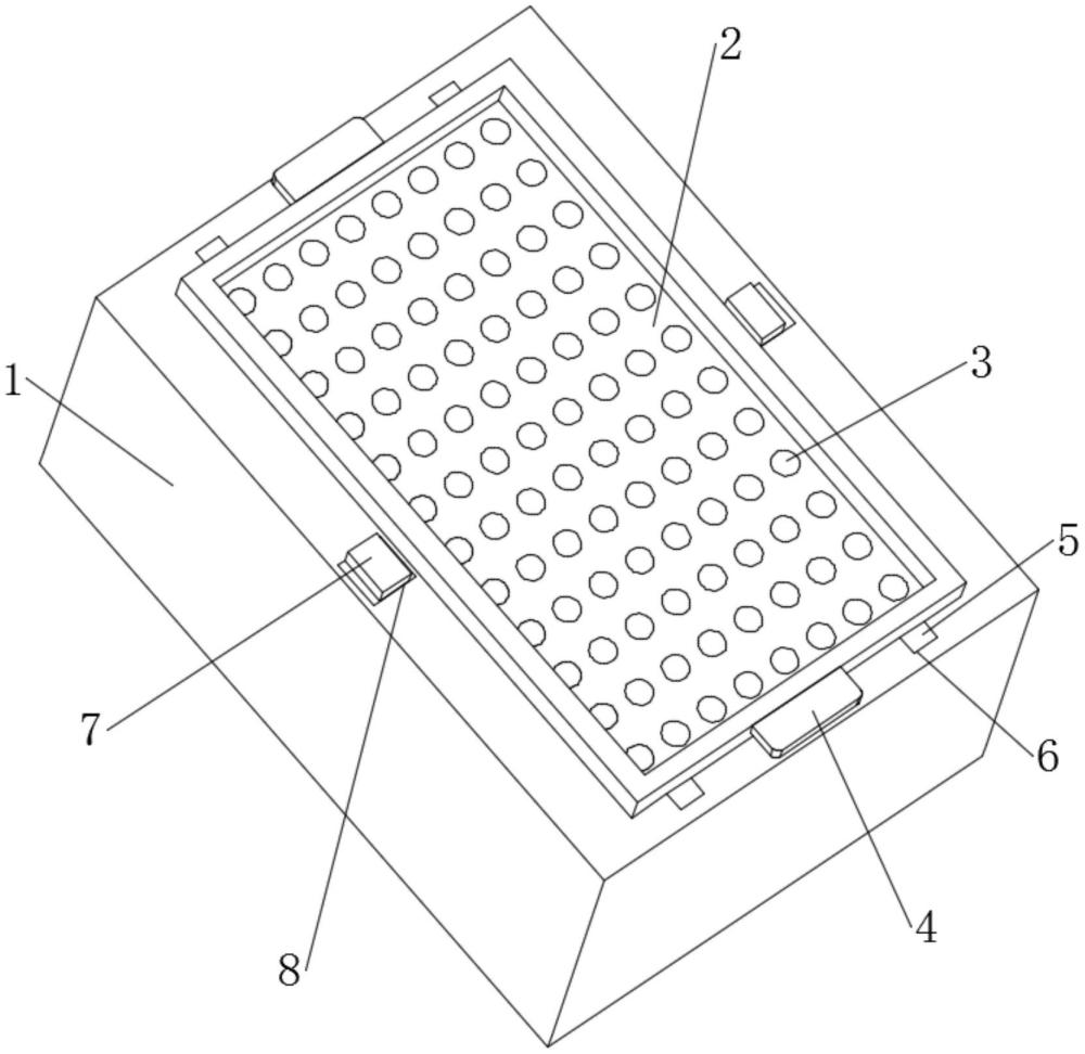 一种基因测序仪用孔板安装结构的制作方法