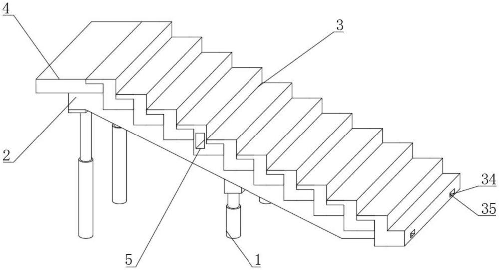 一种预制楼梯的装配式结构的制作方法