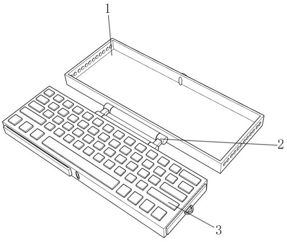 一种便携式键盘结构