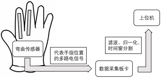 一种基于手指肌动信号的手部异常运动确定装置