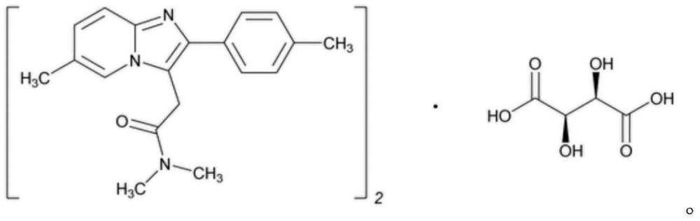 一种酒石酸唑吡坦药用晶型D中晶型A、E的定量测定方法与流程