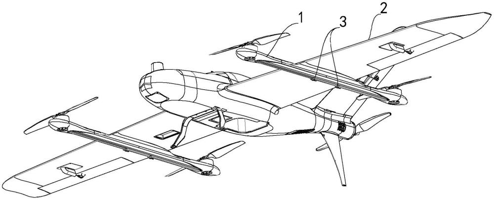 挂架与机翼快拆结构及含其的垂直起降固定翼无人机的制作方法