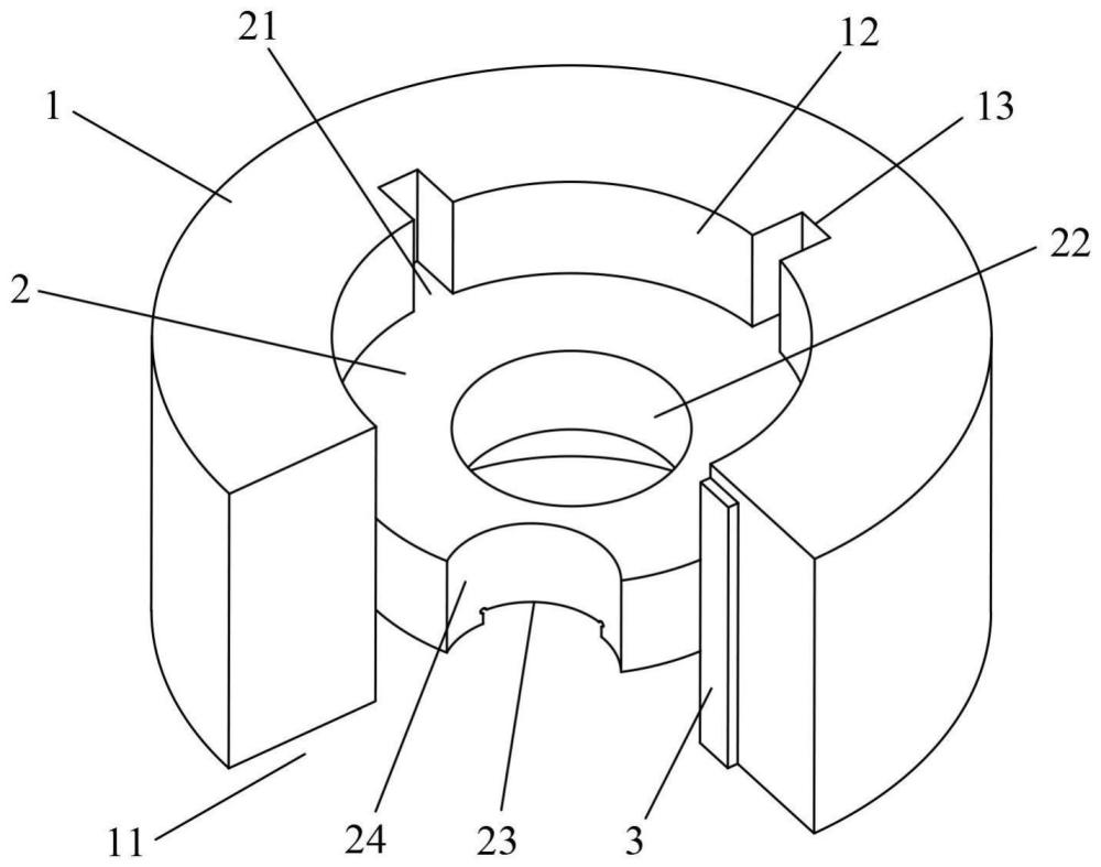 一种单元制动缸丝杠离合器齿检测量具的制作方法