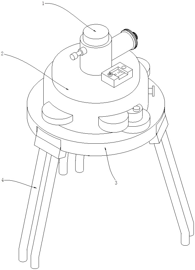 一种矿井大型贯通联测用自制对点器的制作方法