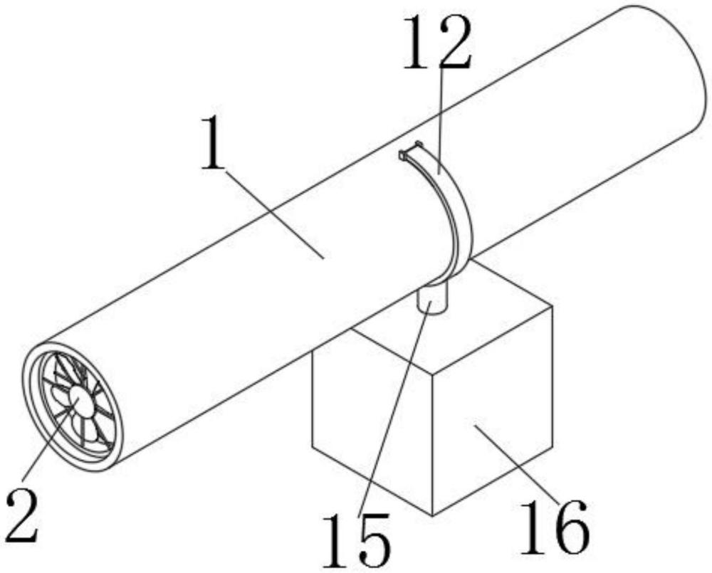 一种矿井通风用抽风管道的制作方法